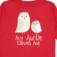 thumbnail image 4 of Inktastic My Auntie Loves Me owl Boys or Girls Long Sleeve Toddler T-Shirt, 4 of 5
