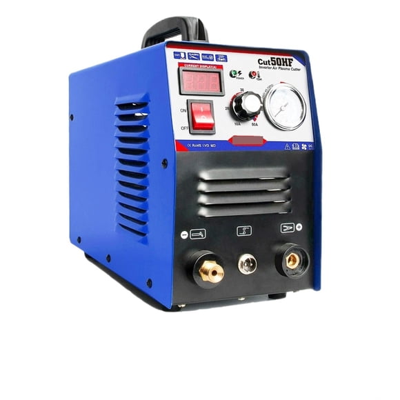 Coupe-plasma Professionnel Cut50 Affichage IGBT Portable HF DC Machine de Découpe 1/2 Pouces Fer Plasma, Facile à Utiliser