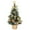 Gold, variant on 18" Mini Christmas Trees Tabletop Christmas Tree Pre-lit LED Lights DIY Ornaments Artificial Xmas Trees with Base for Desk Table Tops Christmas Decoration