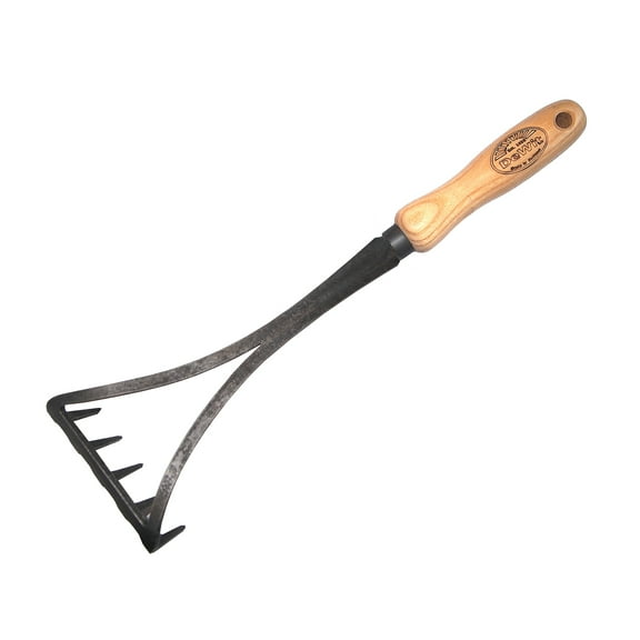 DeWit Bio Hand Rake, Head: 3" W x 3.5"D; Total: 13"L; 0.4lbs