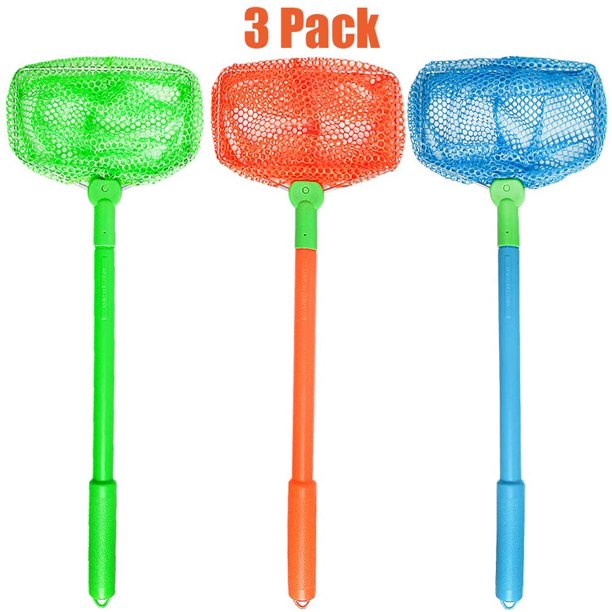 Floating Bug Net IGUOHAO Fishing Net, 3 Pack Bug Net Catching Crab Insect Nets Beach ...