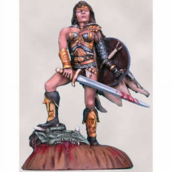 Dragon Blood Female Warrior with Sword Miniature Caldwell Masterworks Dark Sword Miniatures