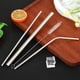 thumbnail image 4 of Juego de pajitas portátiles de acero inoxidable, 5 uds., suministros de cocina para Bar doméstico Tmvgtek suministros de cocina, 4 of 9