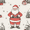 Beige Christmas Santa, variant on Yayeee Foldable Storage Basket for Shelves with Handles Waterproof Cloth Bins, Beige Christmas Santa