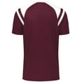 thumbnail image 3 of High Five M Youth Sheffield Jersey Maroon/White 322971, 3 of 5