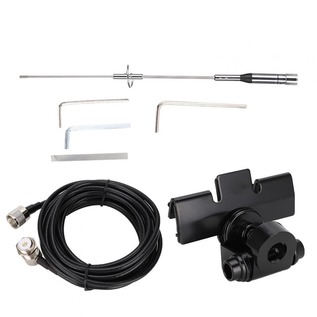 NL-770S Antena De Radio Para Automóvil De Doble Banda VHF/UHF 144/430MHz 2.15/3.0dBi Con Diseño Impermeable, Cubierta Magnética De Goma, Cable De 5 M