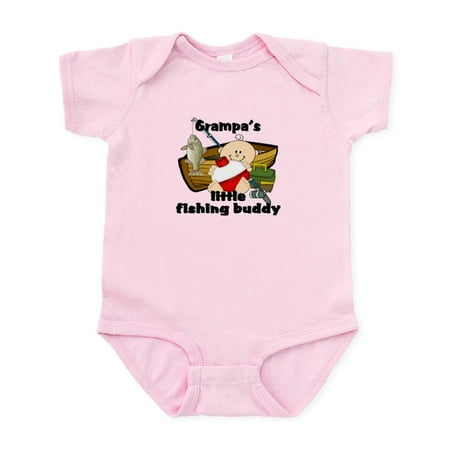 

CafePress - Grampa s Fishing Buddy Infant Bodysuit - Baby Light Bodysuit Size Newborn - 24 Months