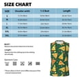 thumbnail image 5 of Lsque Pizza Print Men's Cotton Blend Sleeveless Muscle Shirts (S-3XL)- Moisture Wicking, Odor Protection, UPF 30+,3X-Large, 5 of 8