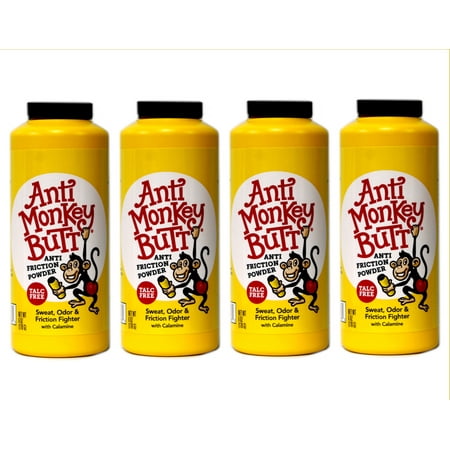 4 Pack Anti Monkey Butt Powder w/ Calamine Powder 6oz
