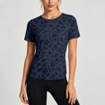 thumbnail image 2 of DHFJKG Workout Tops For Women Athletic Running Gym Yoga Breathable Quick Dry T Shirts Short Sleeve Crew Neck Activewear Tees, 2 of 6