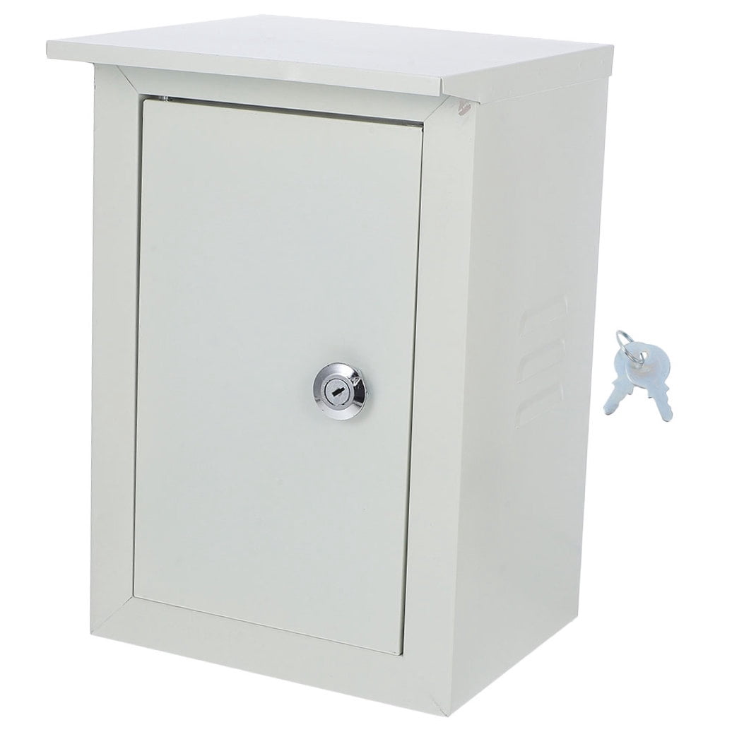 Soimiss Weather Resistant Electrical Box Outdoor Power Distribution Box Grey 1Pcs