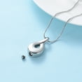 thumbnail image 5 of Cremation Urn Necklace for Ashes Stainless Steel Memorial Ash Pendant Keepsake Jewelry for Mom/Dad/Sister/Brother/Grandparents, 5 of 7