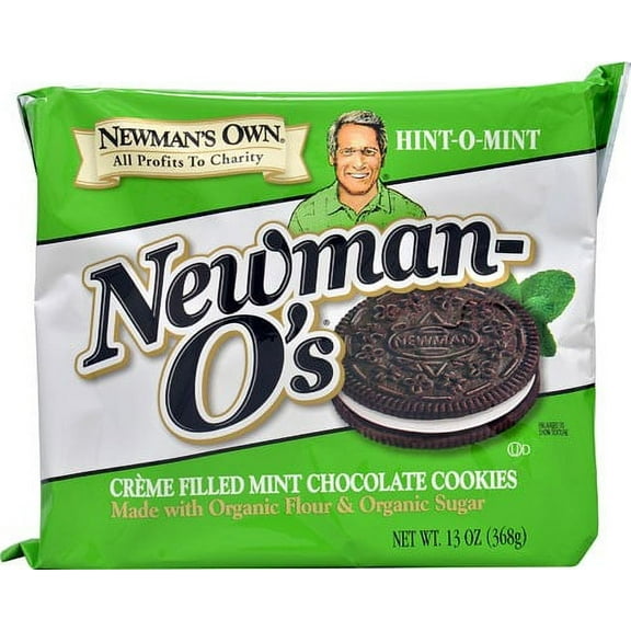 Newman's Own Organics Newman O's Cookies Mint Creme 13 oz