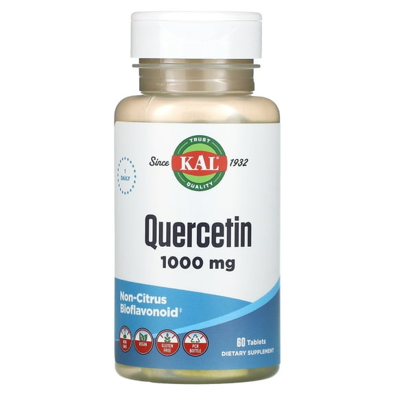 KAL Quercetin, 1,000 mg, 60 Tablets