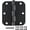 Matte Black, variant on 6 Pack Brushed Nickel Door Hinges 3.5 Inch with 5/8" Radius Corners | Interior Door Hinges Satin Nickel 3 ½" x 3 ½" Residential Hardware