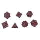 thumbnail image 5 of Juego de dados de metal ANGGREK poliédricos de cobre, 5 of 8