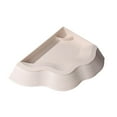 thumbnail image 2 of jinwen Reptile Bathing Pool Bath Tortoise Feeder for Scorpion Bearded Dragon Turtle White, 2 of 9