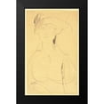 thumbnail image 2 of Vintage Apple Collection 10x14 Black Modern Framed Museum Art Print Titled - Amedeo Modigliani - Portrait Of A Woman, 2 of 5