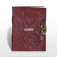 thumbnail image 2 of Medieval Renaissance Double Dragon Leather Handmade Journal Diary w/Lock, 2 of 7