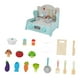 thumbnail image 4 of Juego de cocina para niños, juego de simulación, recuerdos de fiesta preescolar, motricidad fina para jardín de infantes Conjunto azul B, 4 of 9