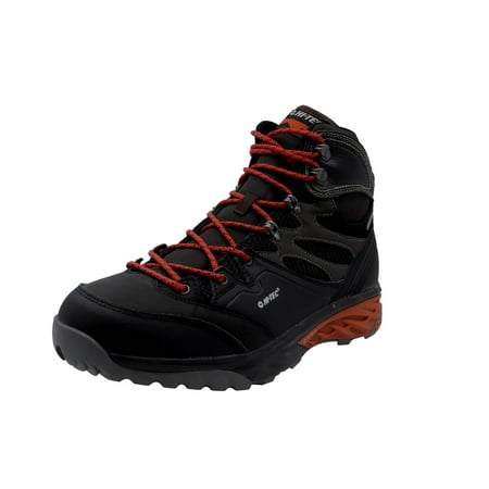 

Hi-Tec Men s Wild-Fire Gamekeeper Wp Chocolate/Black/Picante Mid-Top Hiking Boots
