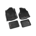 thumbnail image 2 of Rugged Ridge 82987.41 Floor Liner, Front/Rear; Black, 2002-2011 Dodge Ram 1500 / 2500 / 3500 Quad Cab, 2 of 11