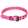 thumbnail image 2 of Gelante Canvas Double Grommet Hole Belt - Pink, L, 2 of 2