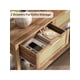 thumbnail image 4 of Freestanding consola mesa con rattan cajones, abiertos almacenamiento space, easy - assembly entrance decor para sala de estar, dormitorio, 4 of 5