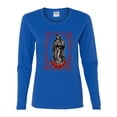 thumbnail image 2 of Wild Bobby, Our Lady of Guadalupe Blessed Virgin Mary Religious, Inspirational/Christian, Women Graphic Long Sleeve Tee, Royal, X-Large, 2 of 3