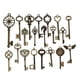 thumbnail image 1 of Steampunk - de 20 llaves góticas, de abalorios de joyería vintage y colgante Salvador Encantos de bronce vintage, 1 of 10
