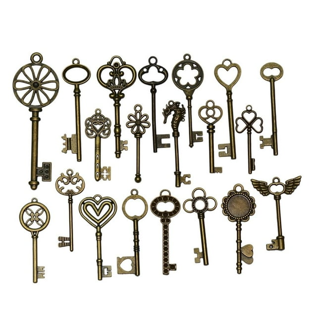 20pcs Flor Lvero Colgante Portador Cadena Cadenas Colres Bronce Sunnimix Encantos de bronce vintage