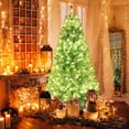 thumbnail image 2 of Gymax 7 FT Artificial Xmas Tree w/ 1040 Branch Tips 380 Warm White LED Lights, 2 of 10