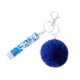 thumbnail image 2 of Minnieouse Llavero anillo bola de peluche hebilla colgante llavero portátil soporte cartera bolso decoración llavero colgante para niñas Ropa, zapatos y accesorios Miscelánea Azul Minnieouse AP014384-03, 2 of 6