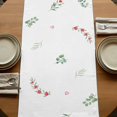 thumbnail image 5 of Table Runners 108 Inches Long Dress Scarves, Valentine's Day Farmhouse Coffee/Dining/Kitchen Table Runner for Living Room, Red Love Heart Eucalyptus Watercolor 13x108 Inch, 5 of 9