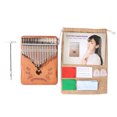 thumbnail image 2 of Kalimba 21 Tecla Pulgar Piano Sólido Portátil Mbira Instrumento Musical (Ciervo) Likrtyny  Para Estrenar, 2 of 6