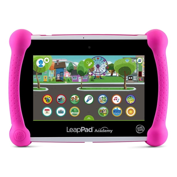 Tableta de aprendizaje LeapFrog LeapPad Academy para niños de 3 a 8 años, rosa