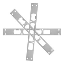 LEORX Leorx Stainless Steel Deadbolt Plate for Door Security Easy Install 3Pcs