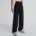 thumbnail image 3 of Wide Leg Yoga Pants for Women High Baggy Sweatpants Lounge Palazzo Pants Leggings, 3 of 21