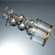 thumbnail image 3 of Elegante candelabro de candelabros para decoración, centro de de banquete Zulema Candelero de cristal, 3 of 8