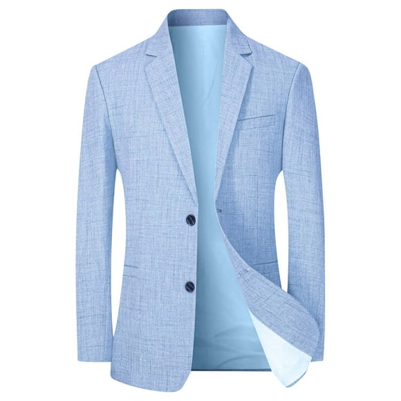 Styesk Jackets for Men Men's Fashionable Casual Long Sleeved Lapel Suit Jacket Blazer