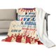 thumbnail image 2 of LHSHID American Football Plush Fleece Bed Blanket Lightweight Comfy Reversible Flannel Blanket Ultra Soft Warm Blanket Throw American Football Lover Gift 60x80in, 2 of 6