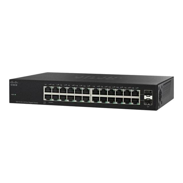 Cisco Small Business SG112-24 - Commutateur - Non Géré - 24 x 10/100/1000 + 2 x combo Gigabit SFP - Rack-Montable