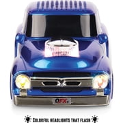 سماعة بلوتوث محمولة Qfx مع إضاءة Led ، أزرق ، Bt-1956