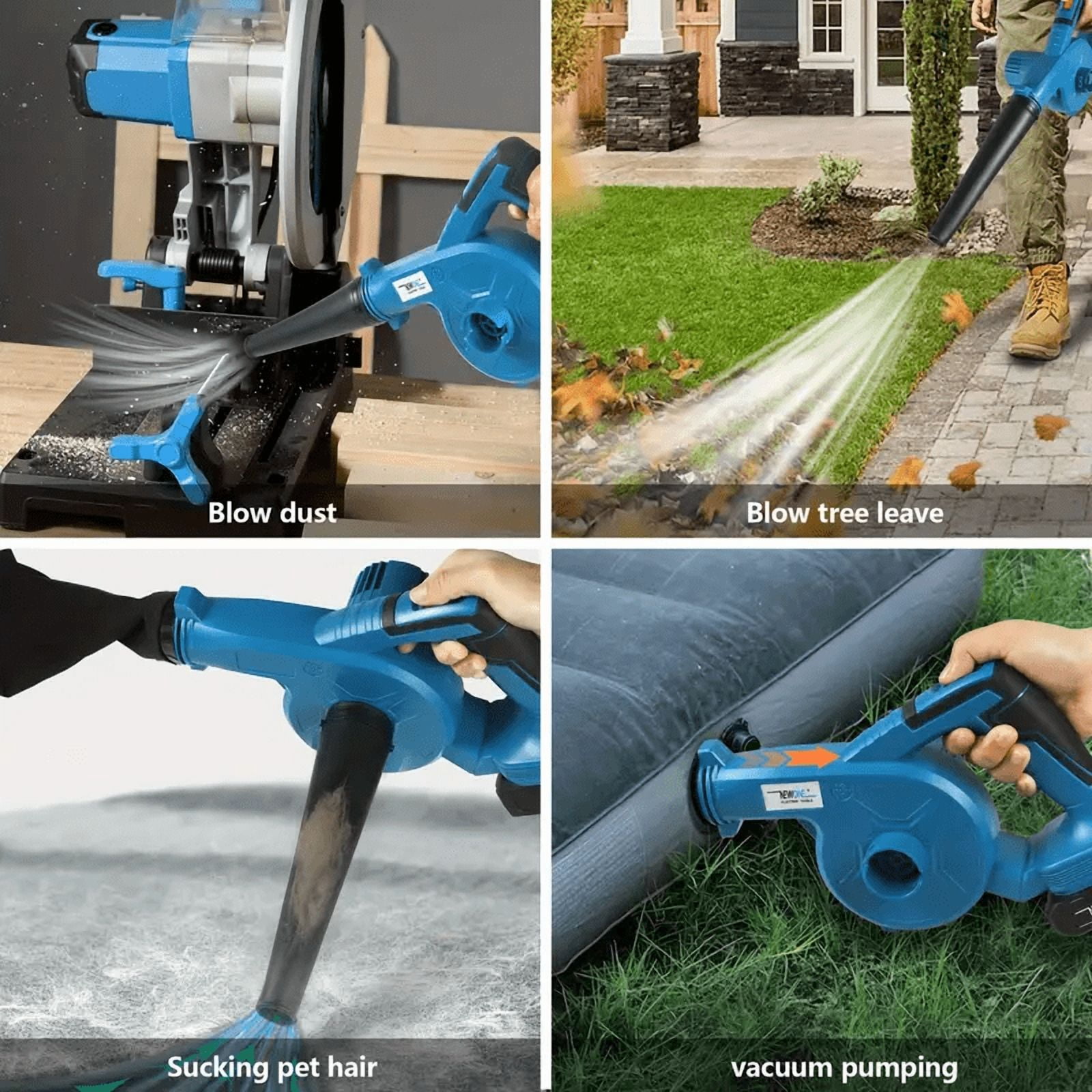 Leaf Blower Cordless with 18V Battery and Charger,2 Speed Modes,157MPH/64CFM Lightweight Electric Leaf Vacuum for Lawn Care, Patio, Dust, Blowing Leaves