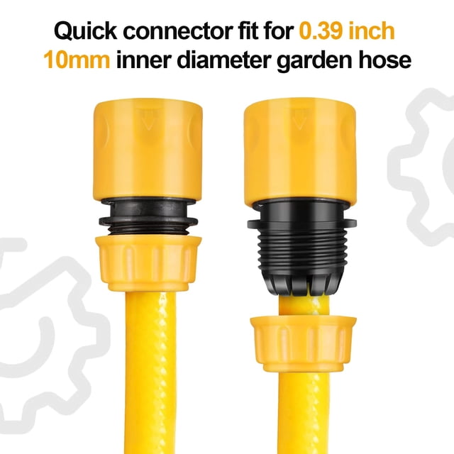Maoww 6pieces Easy Installation And Wide Application Of Sturdy Plastic Garden Hose 1Set