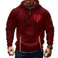 thumbnail image 1 of Sudadera con capucha para hombre, jersey estampado, sudadera deportiva de manga larga, blusa para hombre, blusa de poliéster, 1 of 3