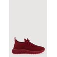 thumbnail image 2 of Women's Textured Knit Lace Up Low Top Sneakers, 2 of 3