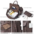 thumbnail image 5 of Shrrie Backpack Purse for Women Fashion Leather Backpack Purse Designer Travel Backpack Convertible Shoulder Bag with Wristlet for Work College, 5 of 6
