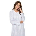 thumbnail image 5 of Casual Nights Women's Flannel Floral Long Sleeve Nightgown, 5 of 6