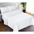 thumbnail image 6 of RUVANTI Flannel Sheets Twin XL Size - 100% Cotton Brushed Bed Sheet Sets - Deep Pockets 16 Inches (fits up to 18") - All Seasons Breathable & Super Soft - Warm & Cozy - 3 Pcs - Briliant White, 6 of 6